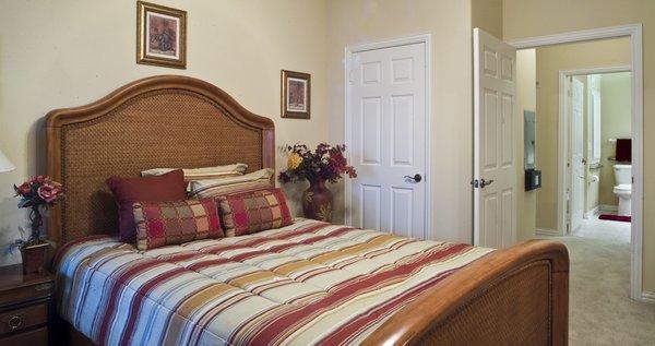 Spacious bedrooms