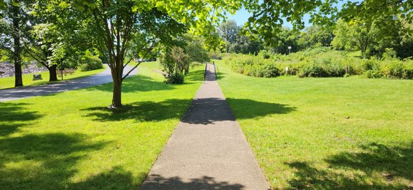 A Sloped Walkway For Those Who Don't Like Steps.