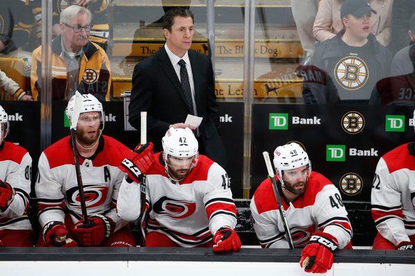 Carolina Hurricanes former player and current coach Rod Brind'Amour.