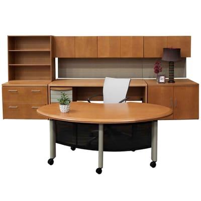 Name brand used desk sets