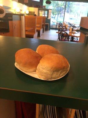 Fresh homemade rolls daily