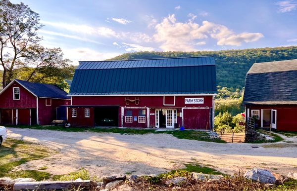 Farm store & parking