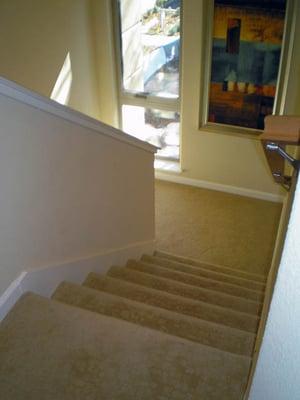 Carpet Installation of Residential Stairs