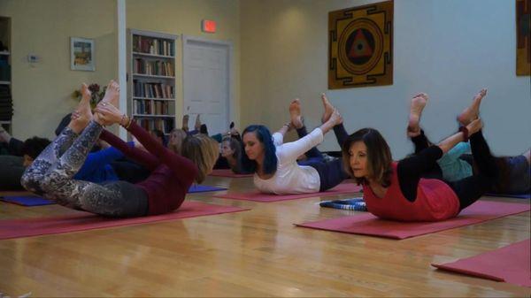 View our class schedule at yaayoga.org