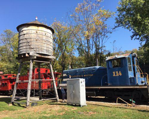 Wilmington & Western Steam Railroad at Greenbank Station