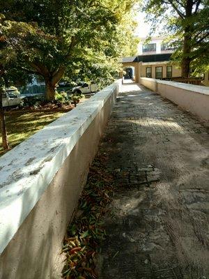 Bridge type walkway.