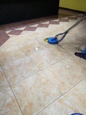 Get that tile nice and clean