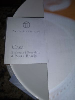 Pasta bowls made in Portugal.