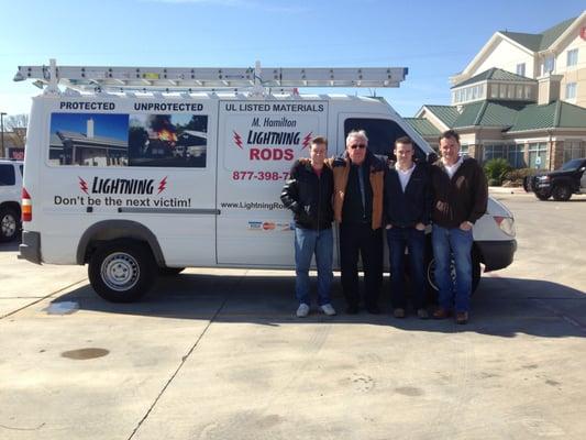 Here In The Photo Is Three Generations In The Lightning Protection Industry.