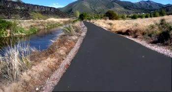 Bike Path Seal Coat by Imperial Asphalt