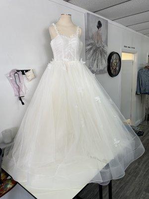 Handmade wedding dress