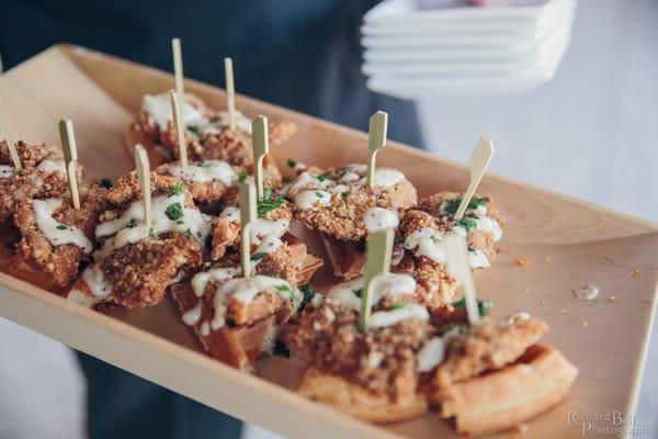 Fried chicken and waffles