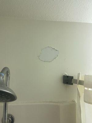 Ripped piece of wall