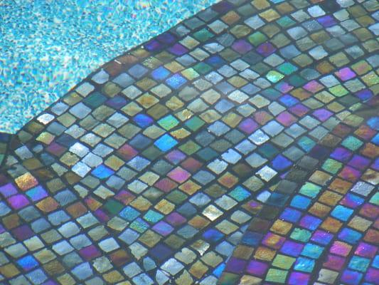 Swimming pool tile detail