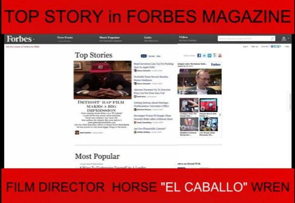 Featured Top Story in FORBES for independent documentary about the music industry.