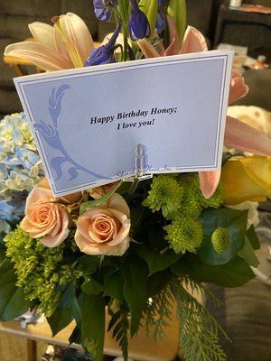 Beautiful birthday flowers