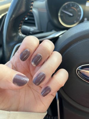 Chipped nails