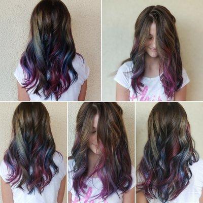 Vivids and balayage