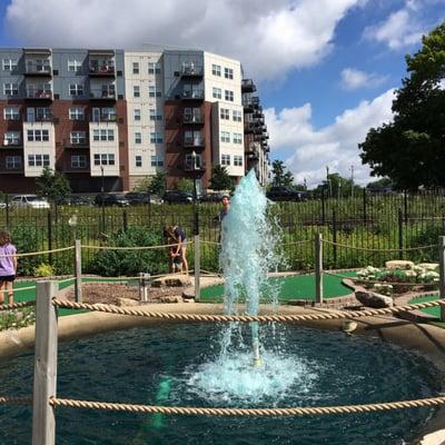 Lovely water features.