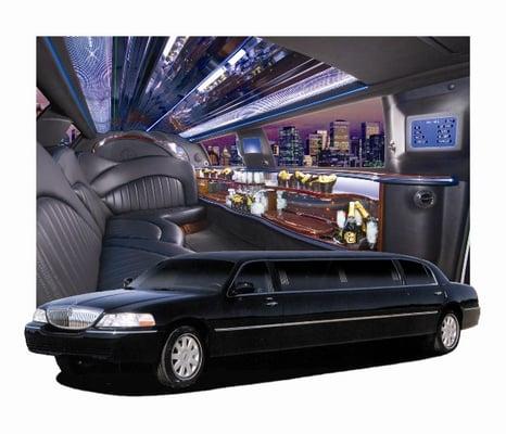 10 Passenger Black Lincoln Icon Limousine