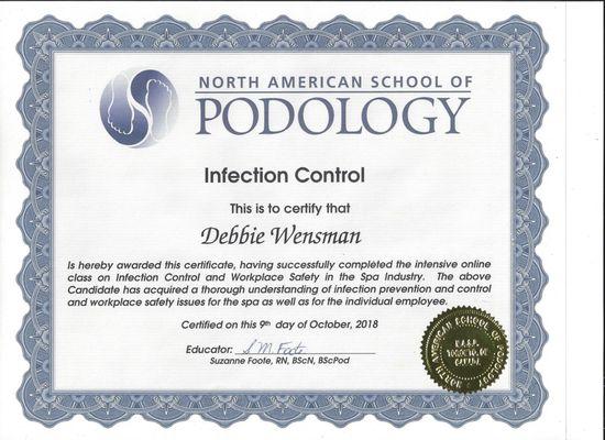 Advanced Infection Education Certification