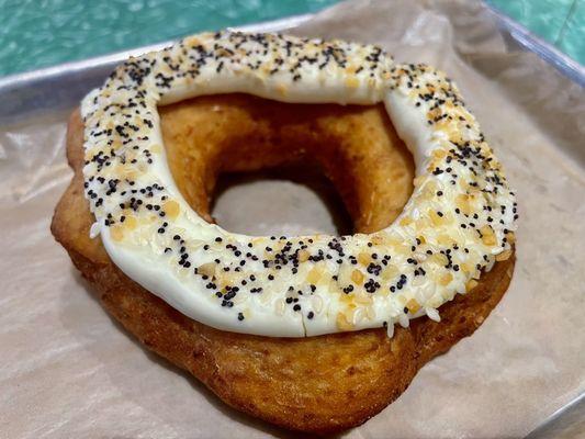 My everything bagel doughnut!!