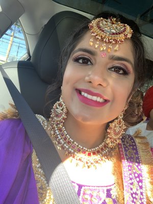 Makeup look for wedding in 2020. After 8 hours!