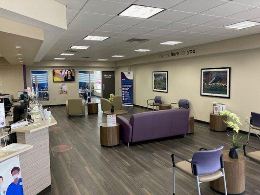 Dedicated Senior Medical Center Waiting Area Interior