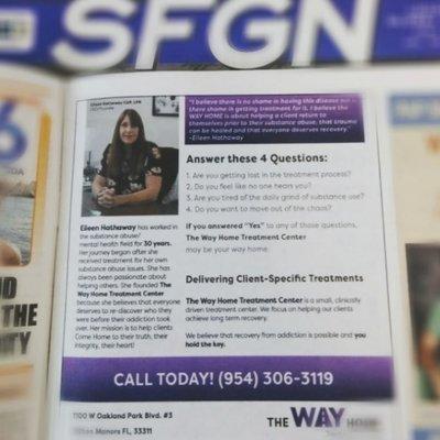 Our ad in the newest issue of South Florida Gay News !!!