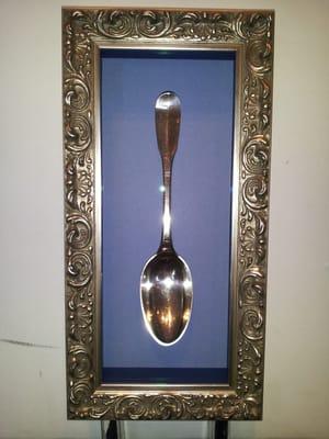 Antique spoon handed down from great grandmother.