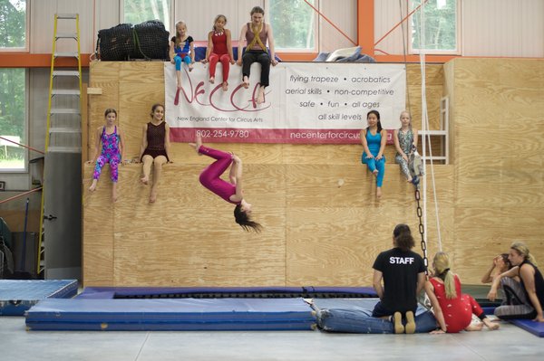 Trampoline & tramp wall fun!