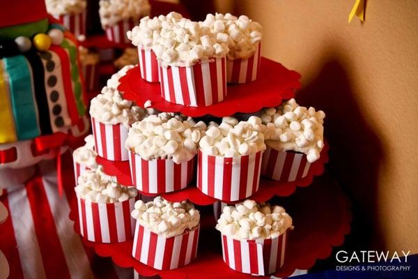 Popcorn Theme Cupcakes come to REALITY....