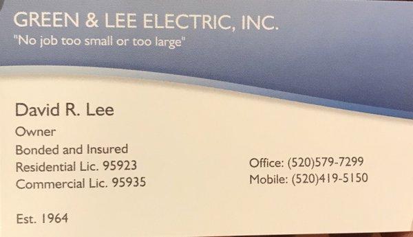 Green & Lee Electric