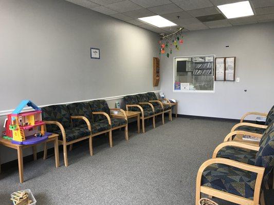 Our new waiting room in our Northbrook location!