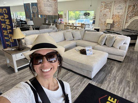 I absolutely love my new sectional! Nicole was so helpful, knowledgeable and made our shopping experience so easy and seamless.