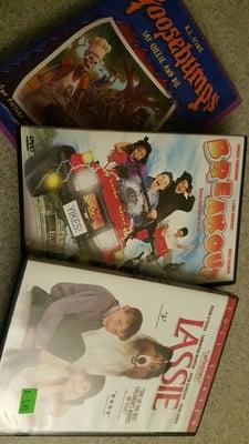 My daughter picked out three movies for a dollar each