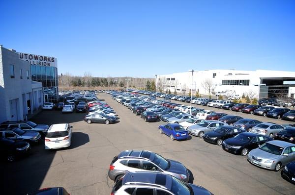 East lot at Wayzata Nissan