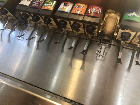 Soda machines with mold