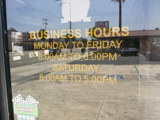 Business hours