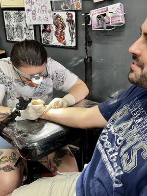 Tattoo application