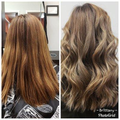 Beautiful balayage by Brittany