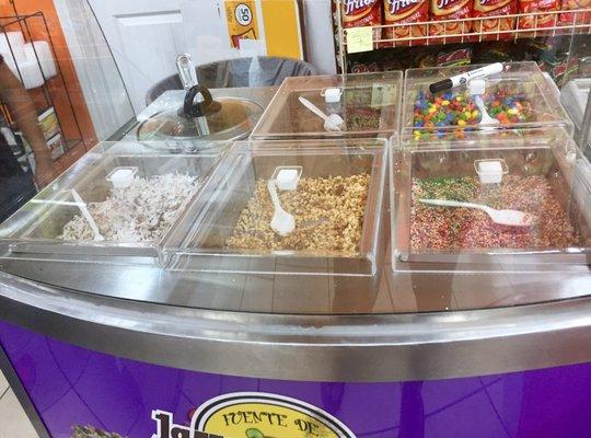 Ice cream toppings