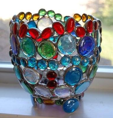 Glass bowl by Liza Abelson