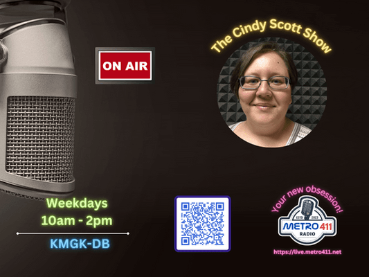 Listen to the Cindy Scott Show weekdays from 10a-2p