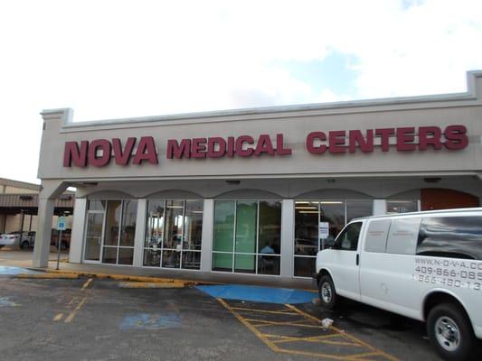 Nova Medical Centers' location in Beaumont, TX.