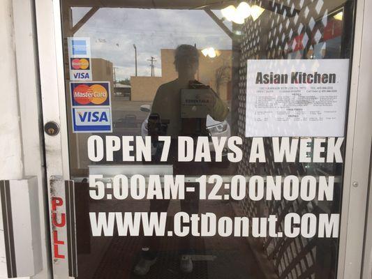 Open 7 days, 5am-noon