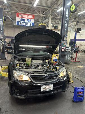 Subaru in for Engine rebuild