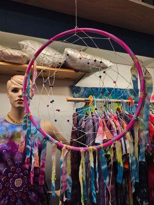 Tye dye dream catcher