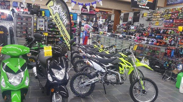 Thumpstar Dirt Bikes in stock.