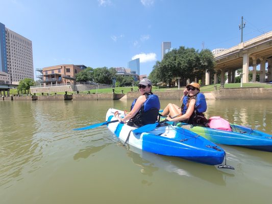 Downtown skyline kayak tour